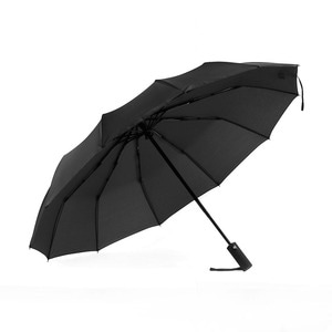 방풍 3단 완전자동 우산(12살대) (블랙)