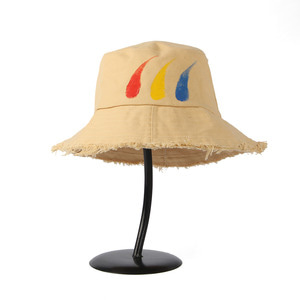 비양 페인트 벙거지 모자(브라운)
