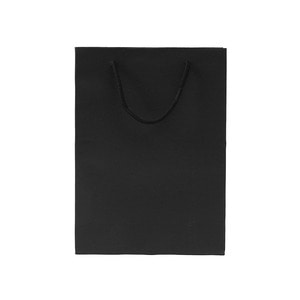 무지 세로형 쇼핑백(블랙) (25x33cm)