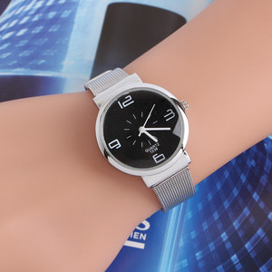 레티 여성 메탈 손목시계(블랙)