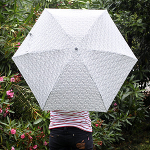초경량 미니 호피무늬 5단 우산
