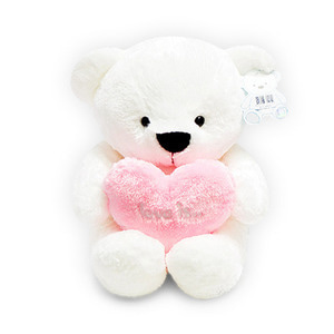 누리베어하트(미니35cm)(핑크) / 선물용 곰인형